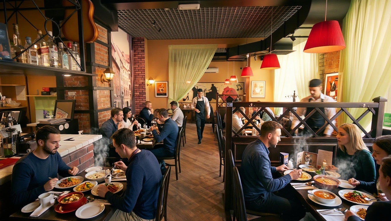 Гости кафе